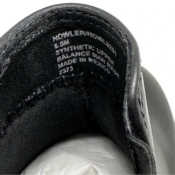 Steve Madden Howler Bootie Black Chunky Heel Combat Boots Size 8.5 - Picture 8 of 12